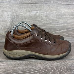 Keen Presidio II Brown Leather Women’s Size 9 Low Top Lace Up Hiking Shoes
